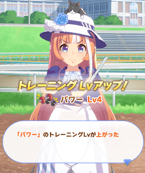 トレーニングレベルアップ
