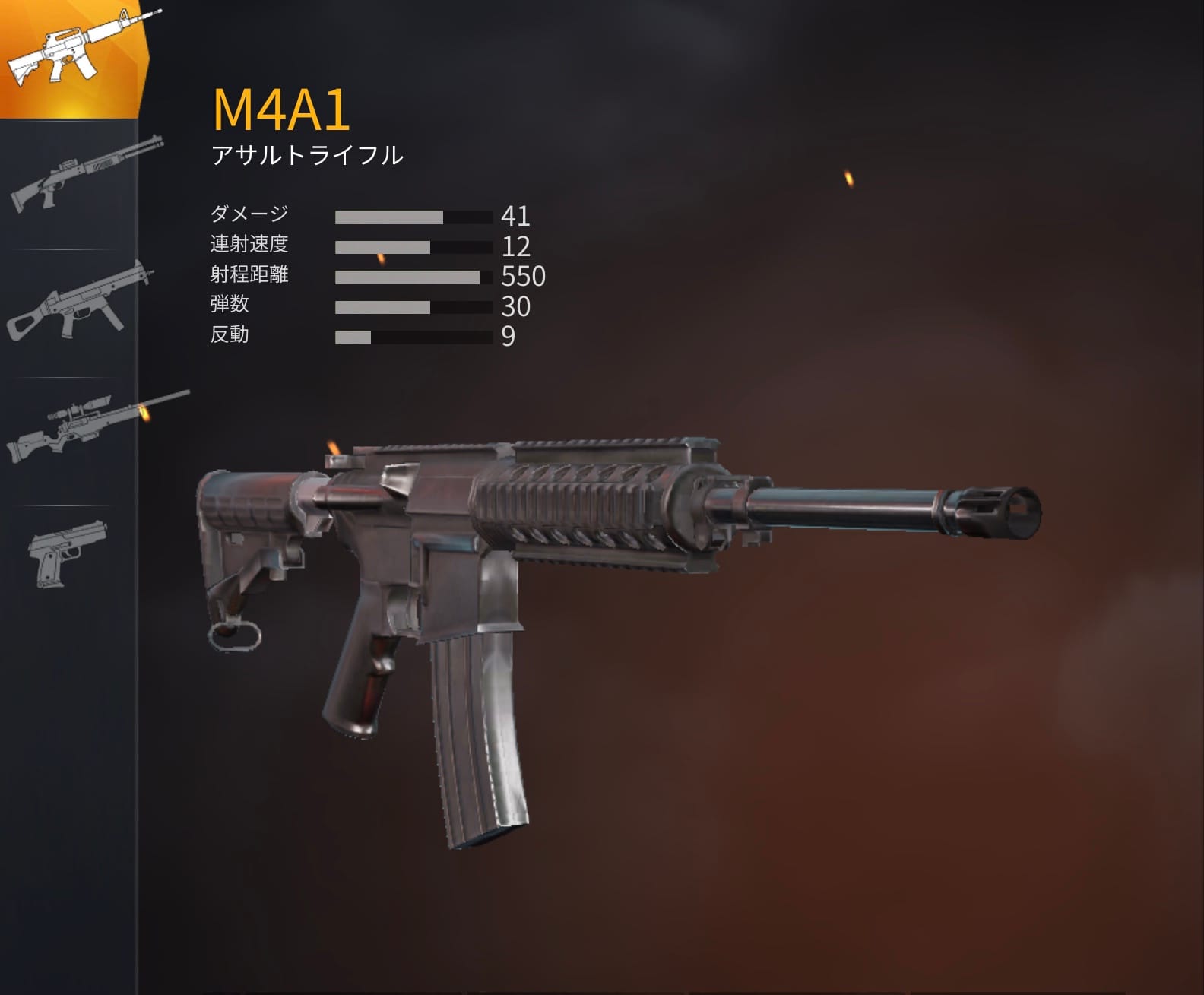 The定番武器M4A1