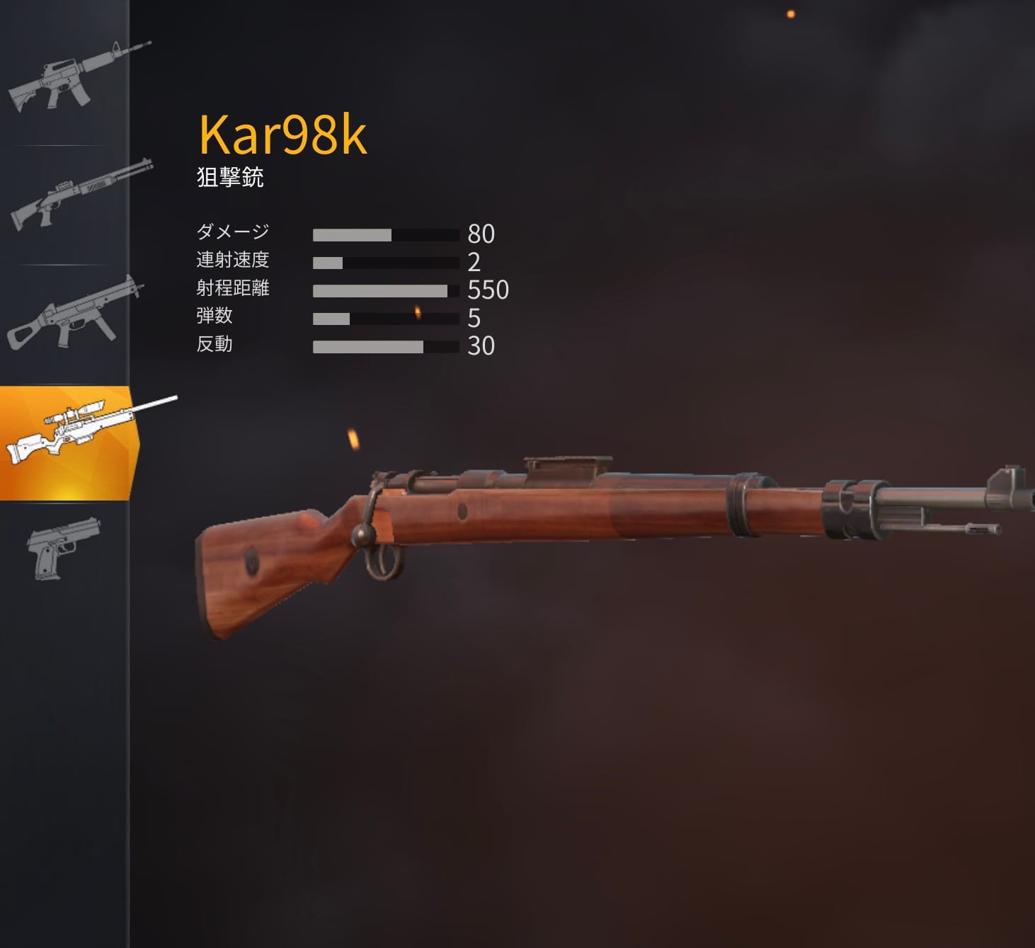 安定感のあるスナイパーKar98k