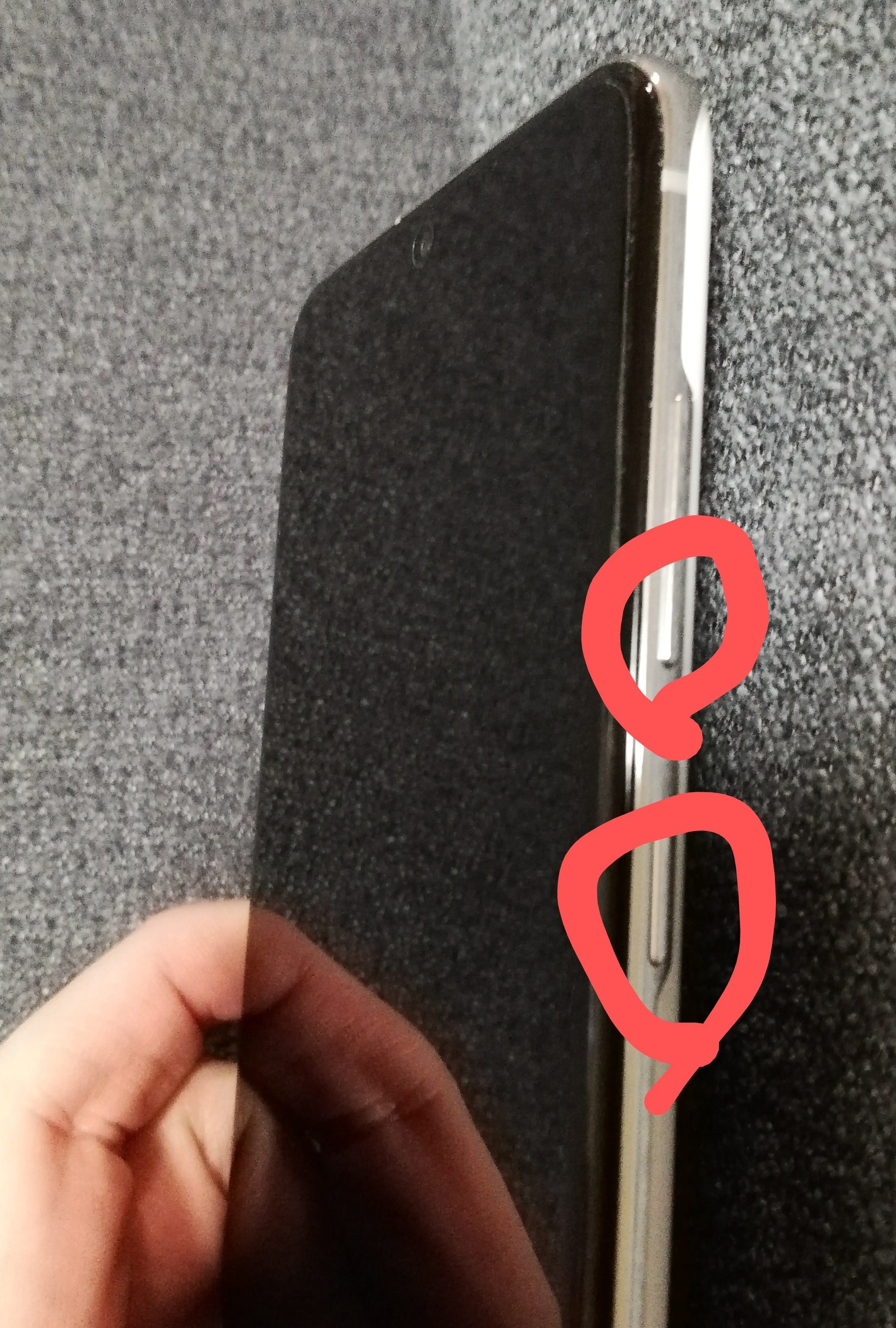 Galaxy S20 ボタンの写真