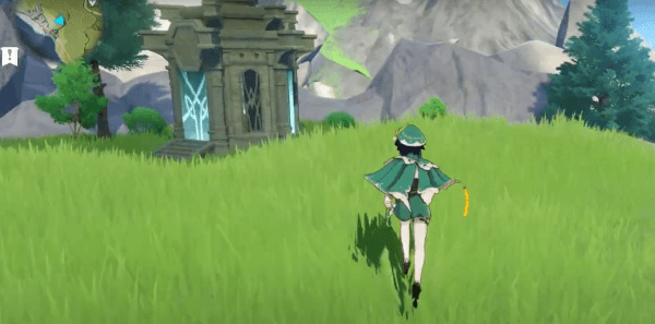 原神　ダウパパの谷の南西の到着点