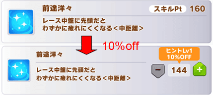 10パーセントoff