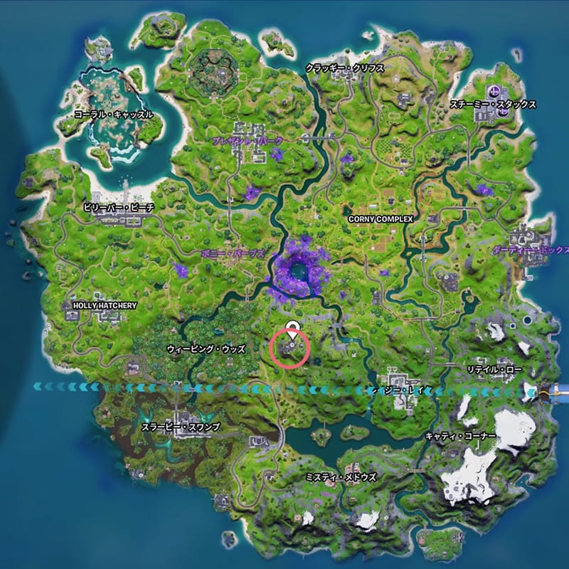 リック・サンチェス出現場所