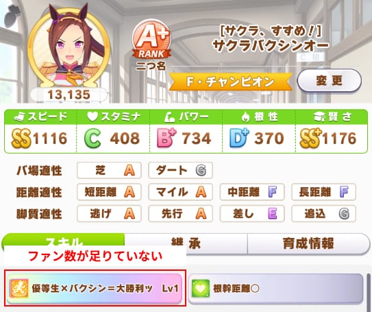 ファン数が足りてない