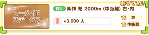 マーメイドステークス3年目6月前半