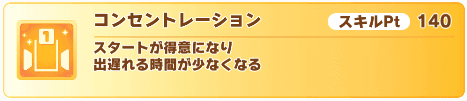 コンセントレーション