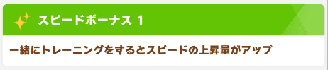 スピードボーナス