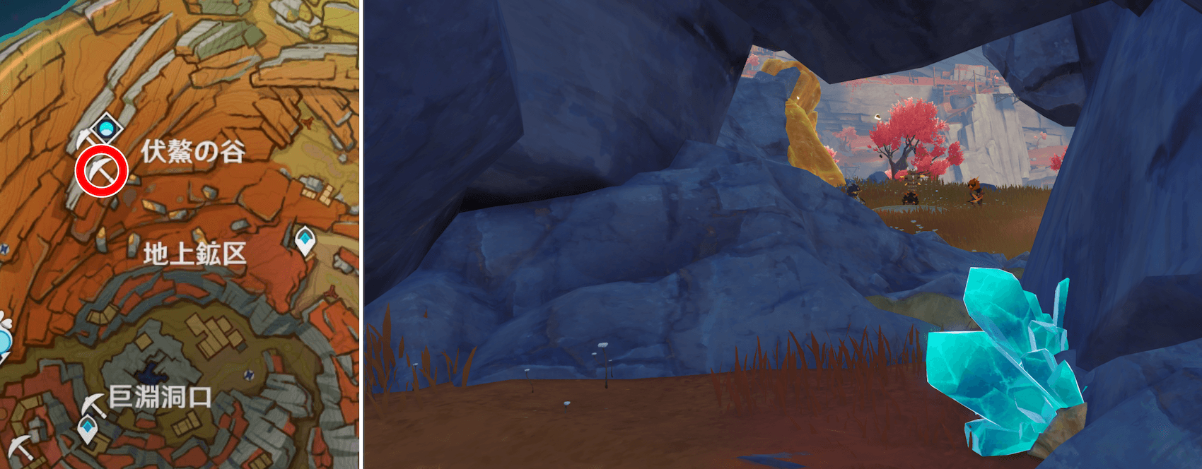 水晶(山間幽谷1)