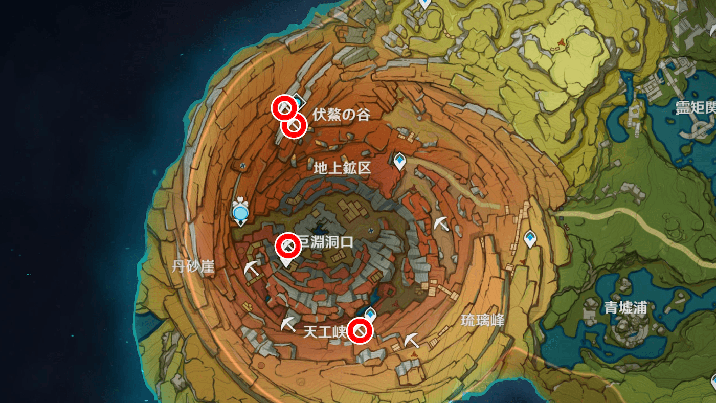 水晶(層眼巨淵の地上)