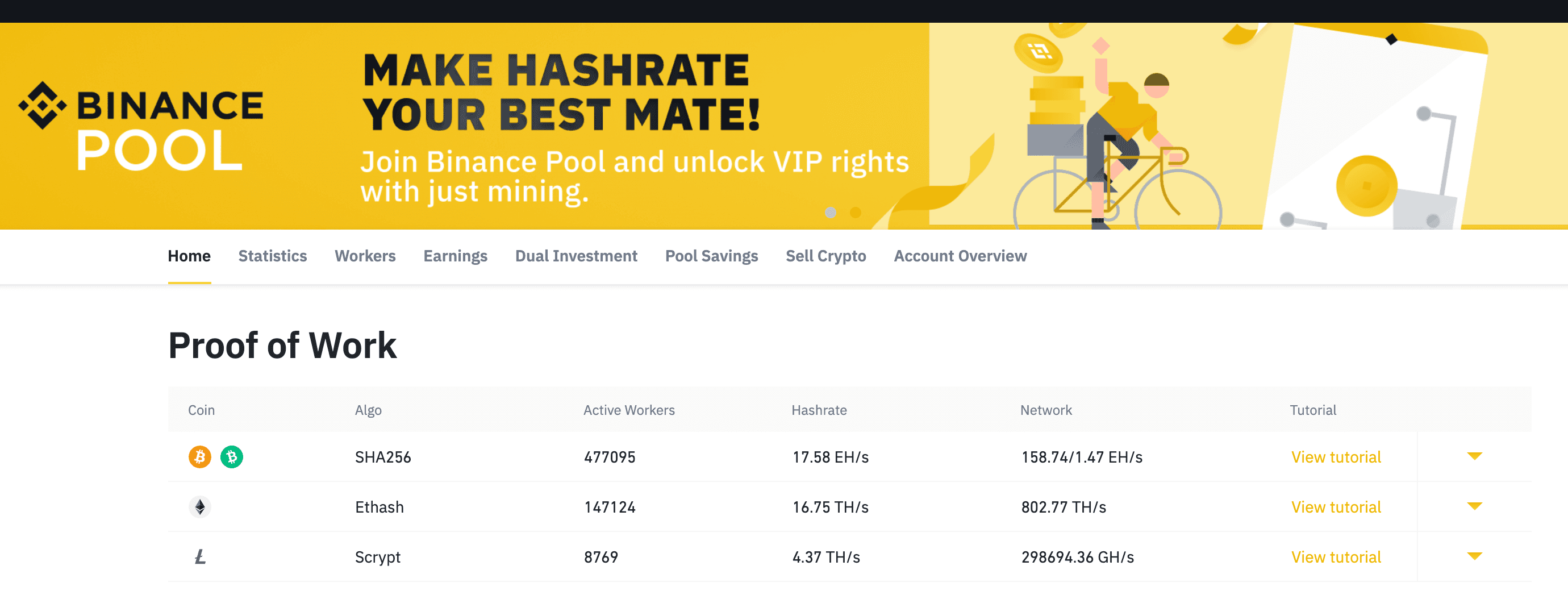 Binance Pool