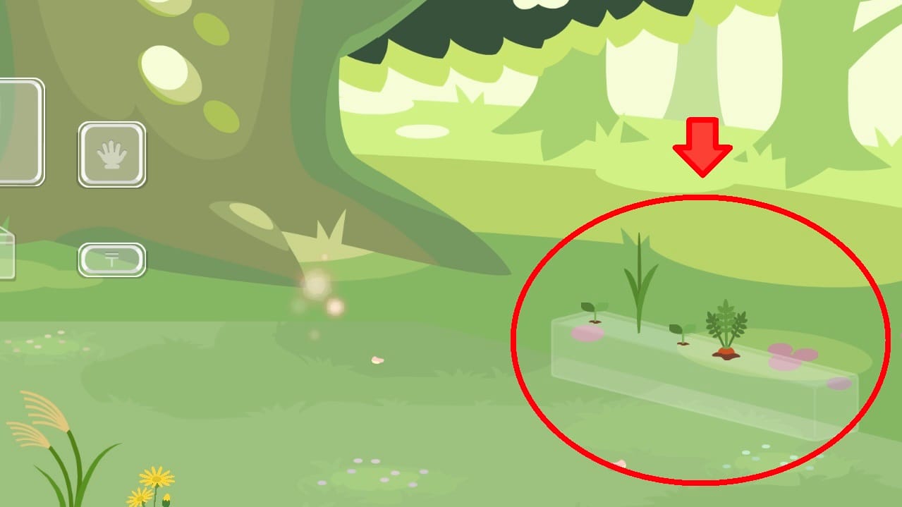 プランターの場所