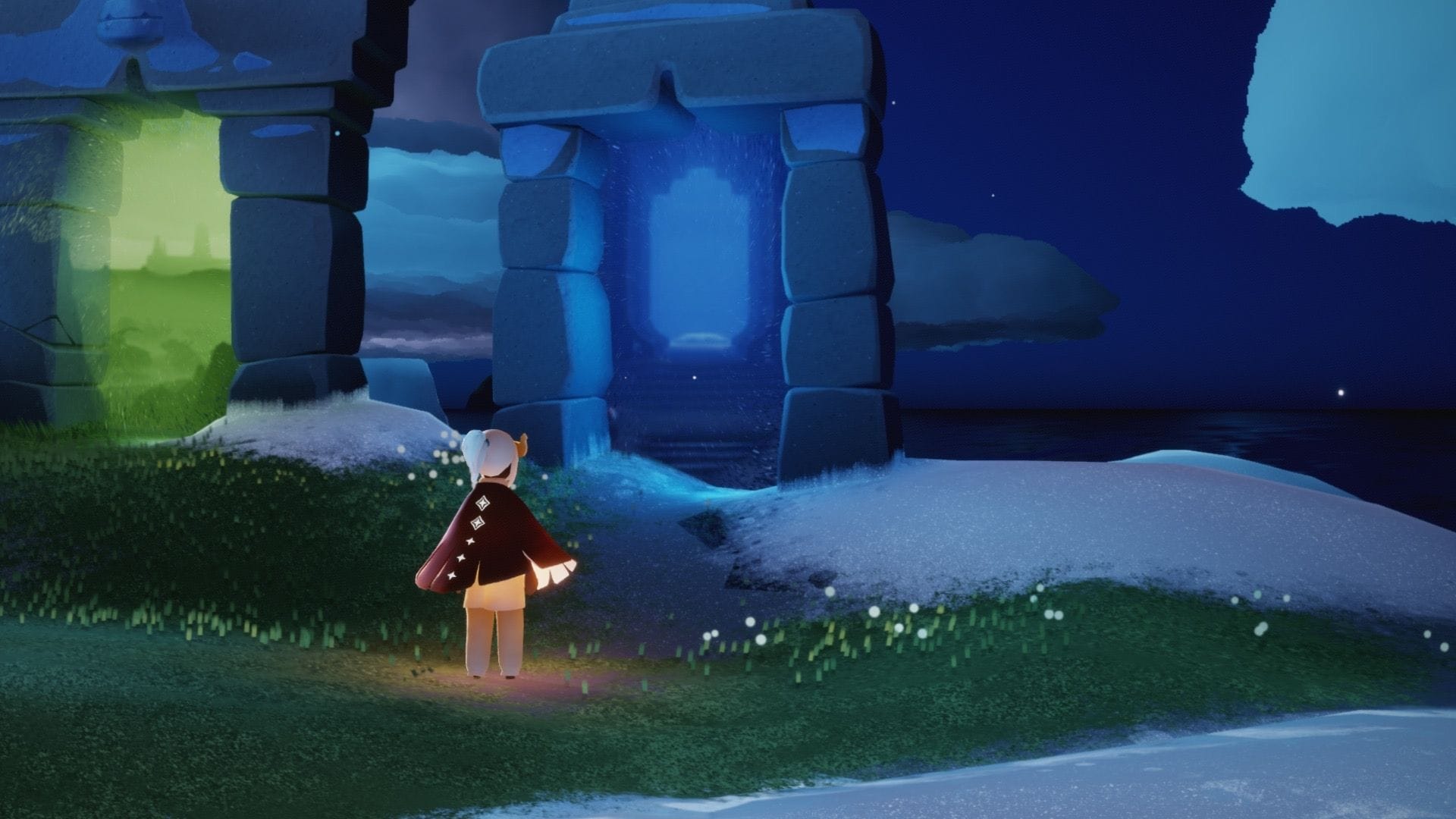 書庫エリアに入る