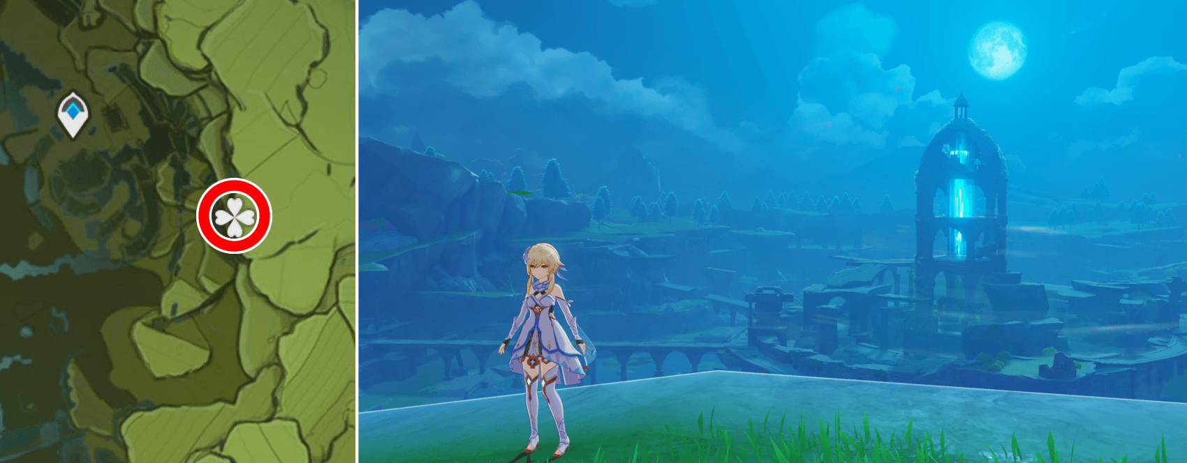 展望ポイント(風龍廃墟)