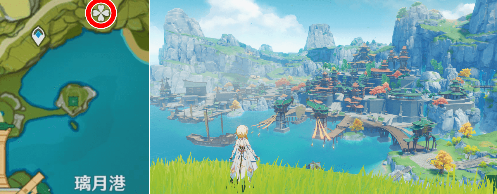 展望ポイント(商業繁栄の港)