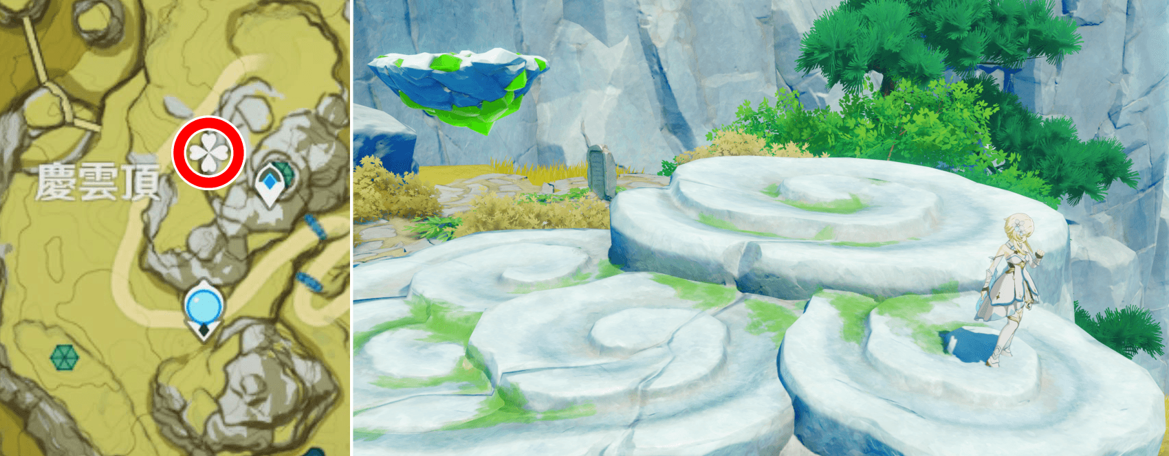 展望ポイント(華光の林)