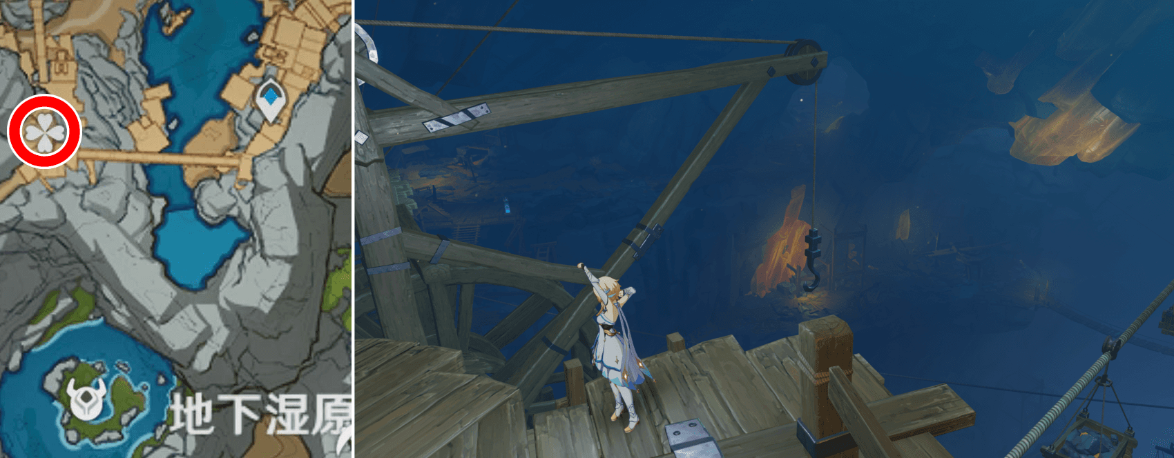 展望ポイント(地下鉱区)