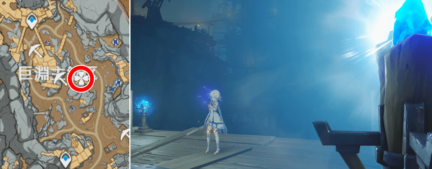 展望ポイント(臨時本坑)