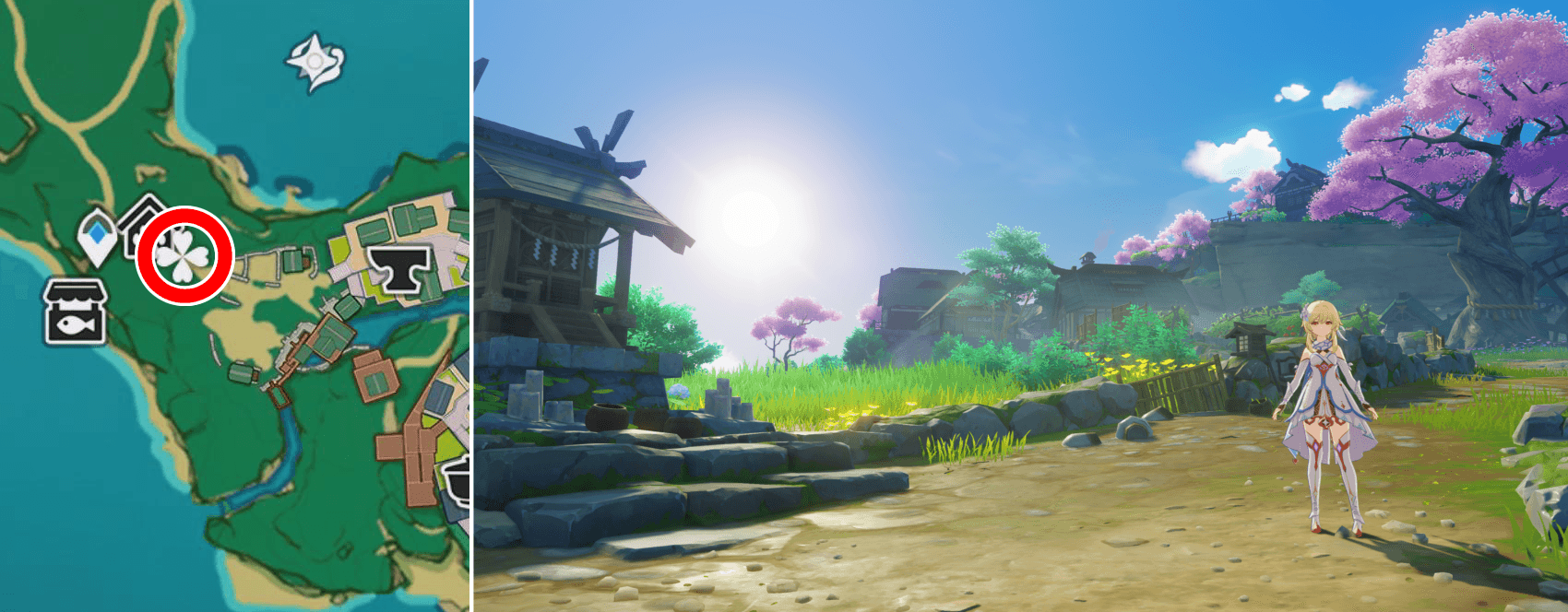 展望ポイント(稲妻城・郊外)