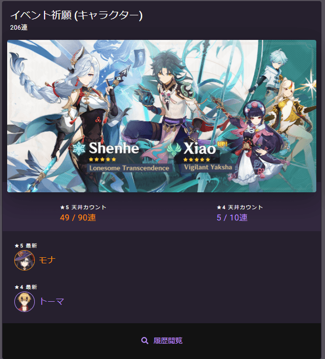 天井カウンター