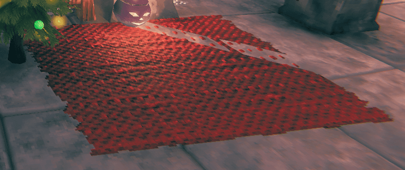Red Jute Carpet