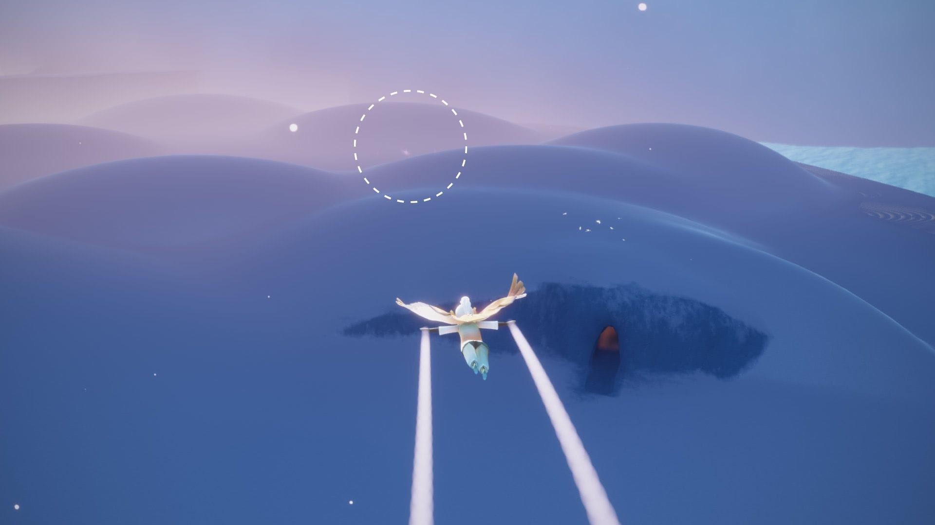 3.光の子がいる洞窟を超えて、さらに奥へ進みます。