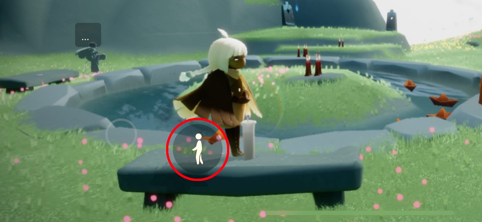 ベンチに座る-1