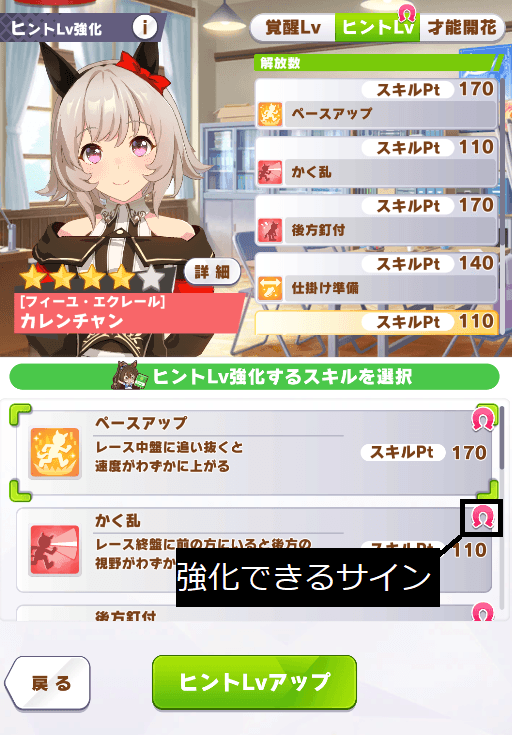 強化できるサイン