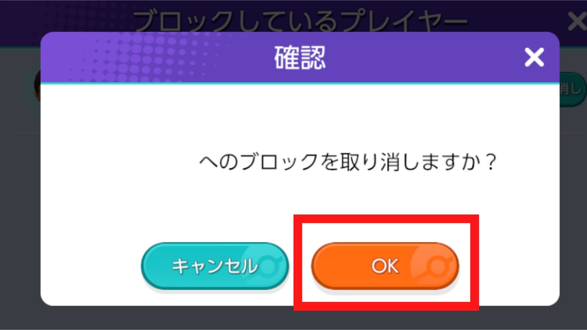 最終確認画面で「はい」を選択