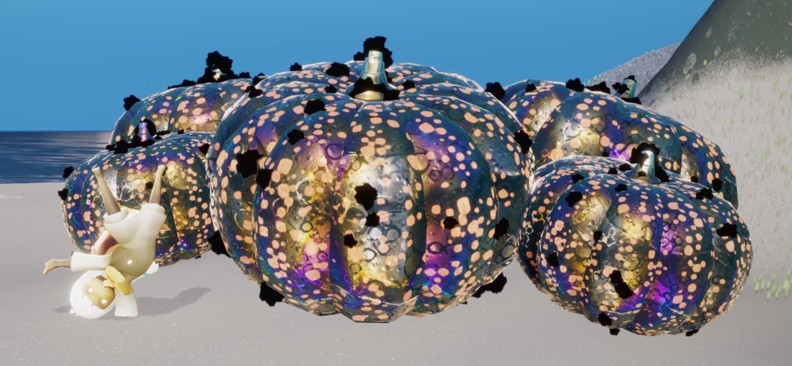 カボチャ型の闇の花