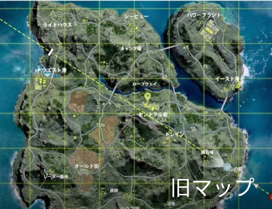 荒野行動　マップ①