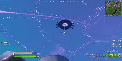 フォートナイトで車に乗った状態でUFOを倒す方法