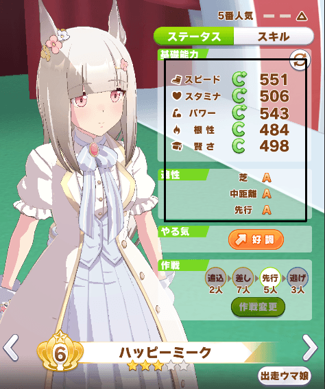 ステータス