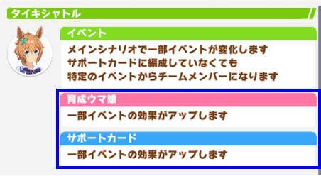 イベント効果アップ