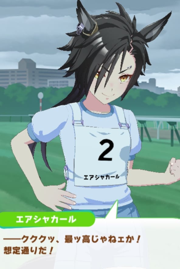 エアシャカールSSRサポカイベスクショ