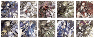 SINoALICEくじの色紙の画像
