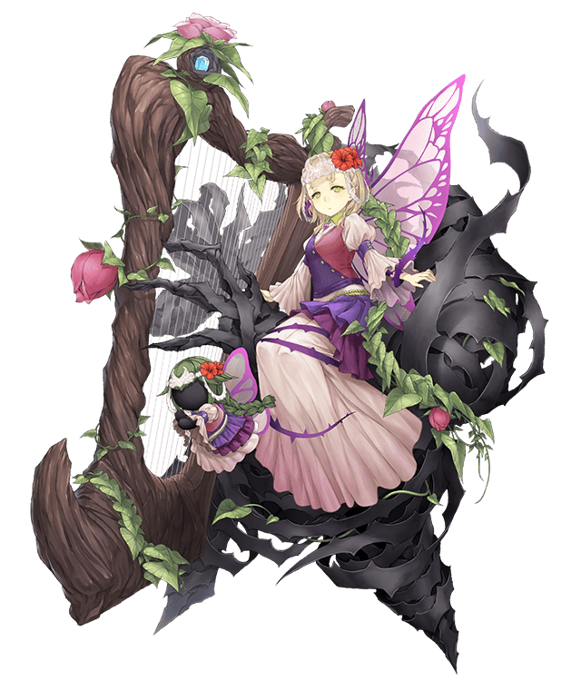 FFBEコラボのいばら姫吟遊詩人ジョブの画像