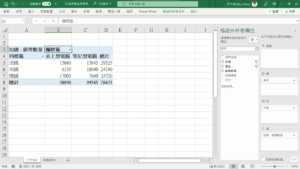 【Excel樞紐分析】欄標籤與列標籤