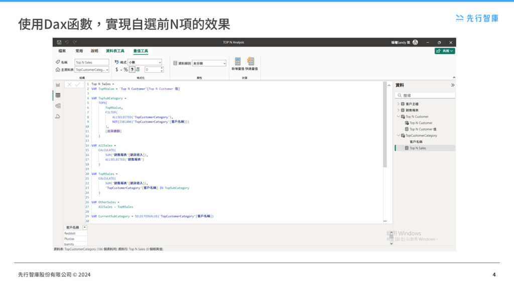 Use Power BI to display only the top N items of your choice, making the layout less crowded (3)