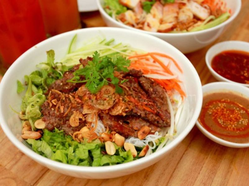 bún thịt nướng thanh khê đà nẵng