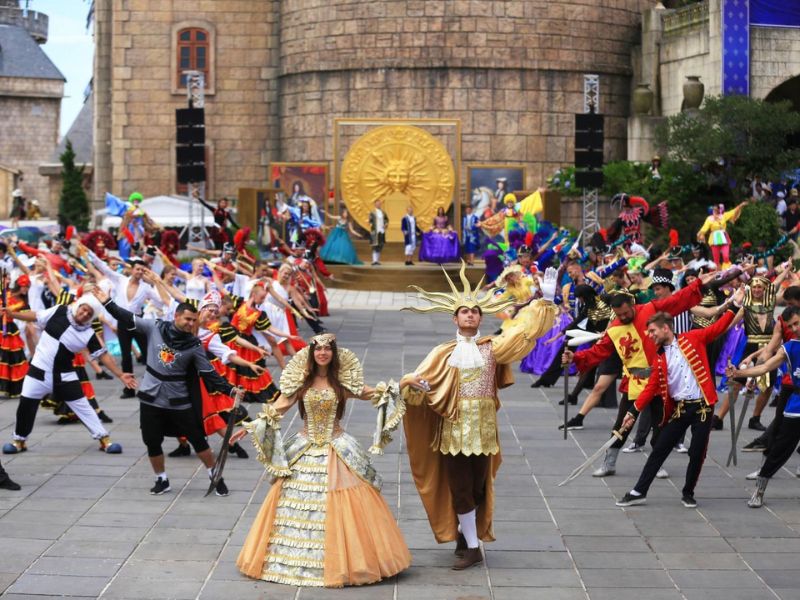 lễ hội carnival đường phố bà nà hills