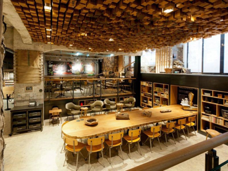 quán cafe rang xay