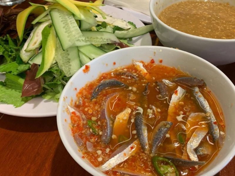 quán gỏi cá trích ở đà nẵng