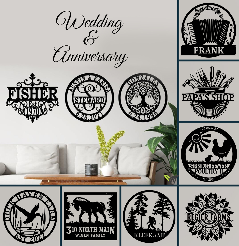 Custom Your Own Metal Sign, Your Logo Metal Sign, Business Logo Sign, Custom Your Anniversary Metal Sign, Custom Wedding Metal Sign