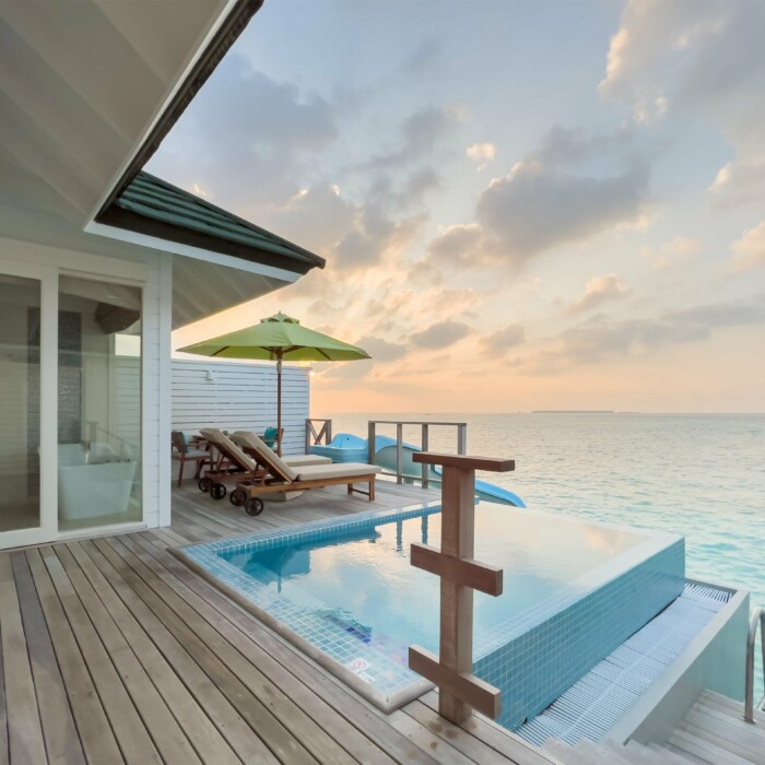 Ocean Villa wih Pool + Slide - Deck