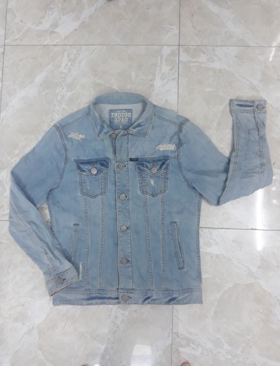 Jacket jeans SPAO INDIGO >Size L siêu đẹp