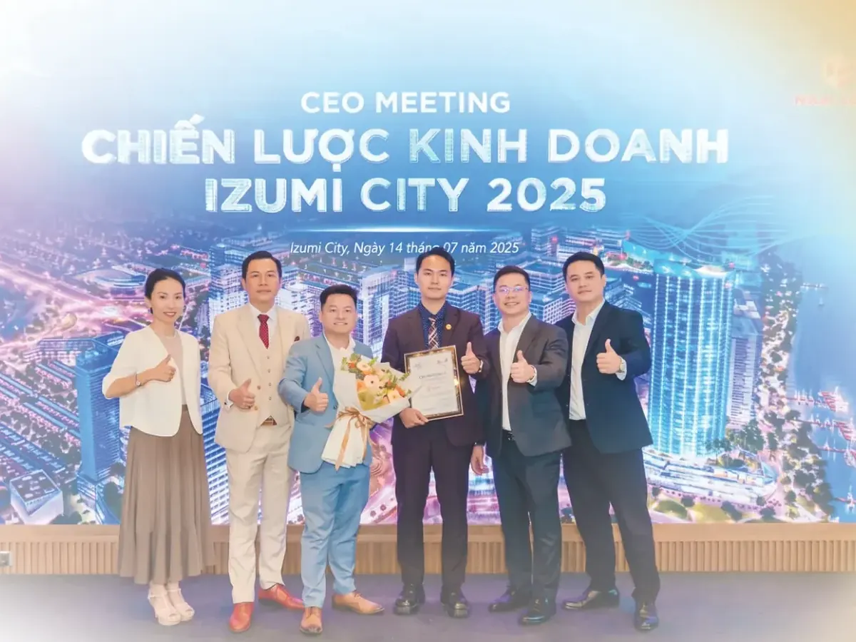 CEO Meeting chiến lược kinh doanh Izumi City 2025