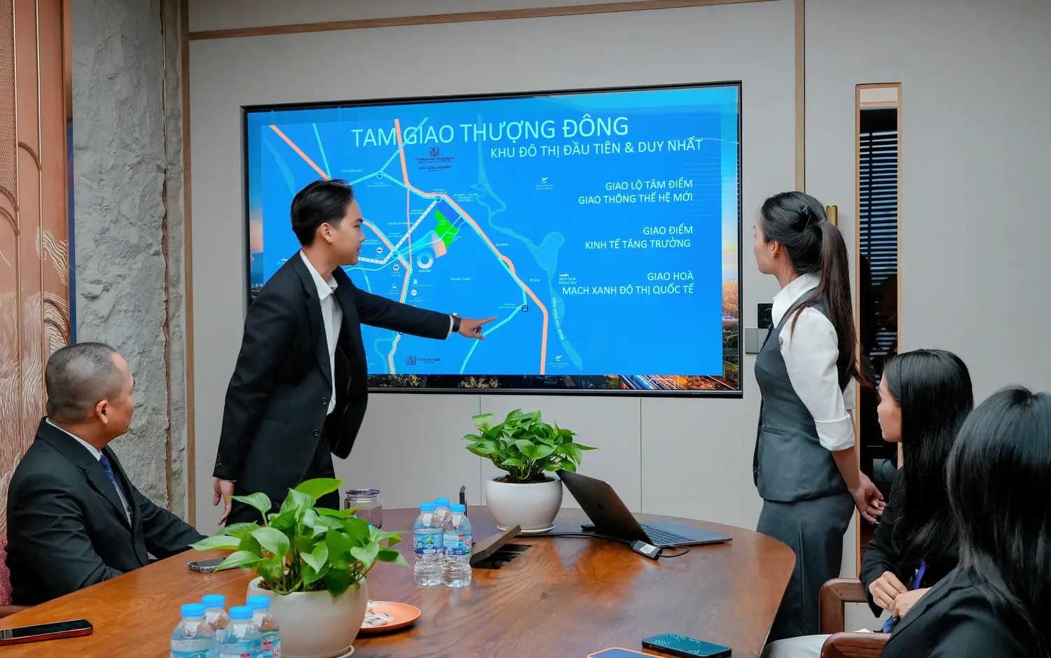 Thuyết trình bản đồ quy hoạch hạ tầng khu đô thị