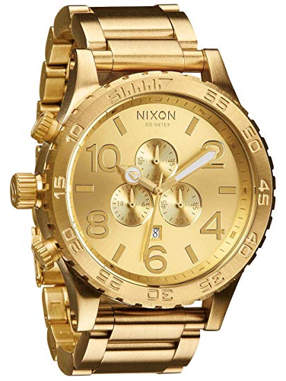 ニクソン  腕時計 クロノグラフ  ゴールド   腕時計