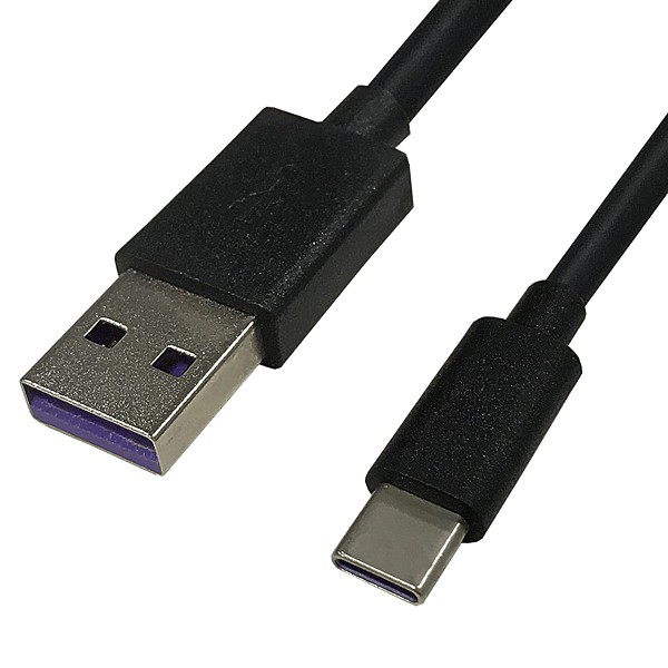 LAZOS L-TC5-BK2 USB-TypeC 5A 断線防止 充電・転送用ケーブル 2m ブラック  送料無料(ネコポス発送)388575
