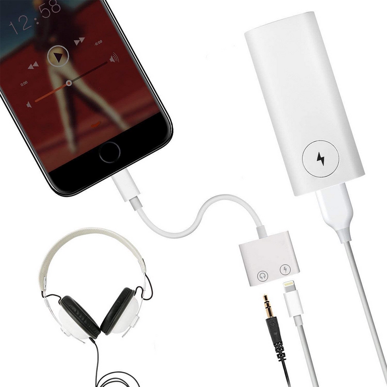 【断線に強い】iPhoneイヤホン変換ケーブル 同時に充電も可能な変換アダプタ 音楽再生も高音質で聴けるiPhone12 PRO MAX MINI対応 最新iOS390085